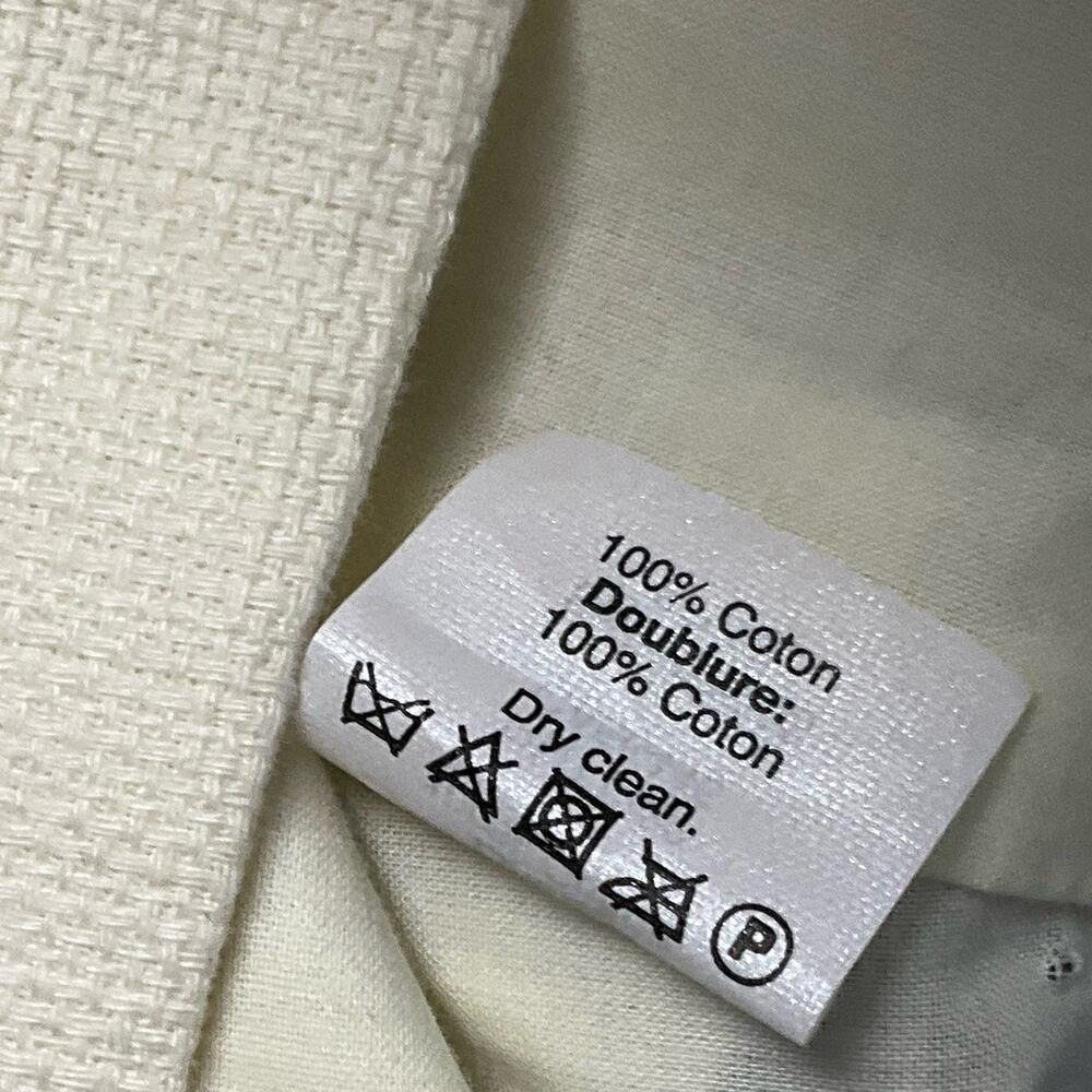 J CREW Pencil Skirt Floral Print sz 8 White Black Poppy Art Woven Preppy Modern - Picture 9 of 11